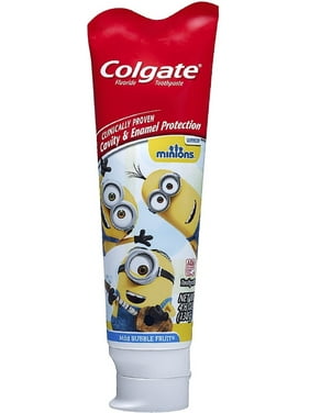 Colgate Kids Minions Toothpaste, Mild Bubble Fruit 4.60 oz (Pack of 2)