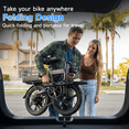thumbnail image 5 of OwnGold 500W Foldable Electric Bike for Adults,432WH Lithium-ion Battery,20MPH 30 Miles,14" Ebike, Electric Mini Bicycle with Basket,UL2849, 5 of 8