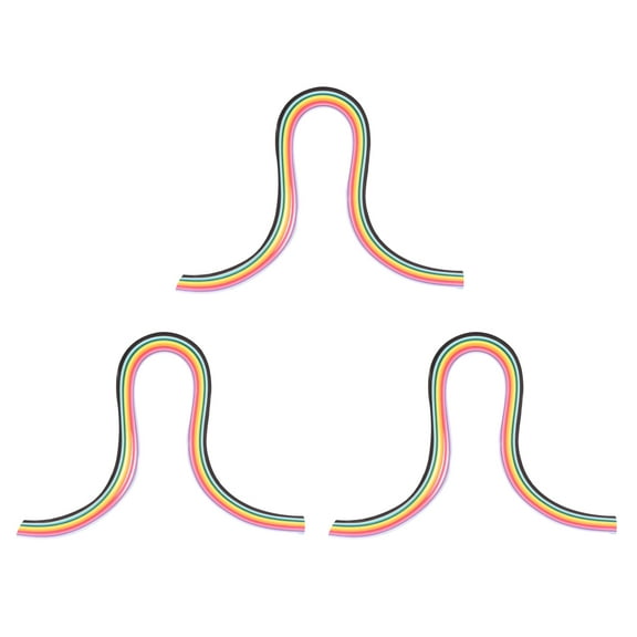 Uxcell 360pcs Quilling Strips Paper 1/8"(3mm) 21" Origami Paper for Art DIY Craft Christmas, 24 Colors