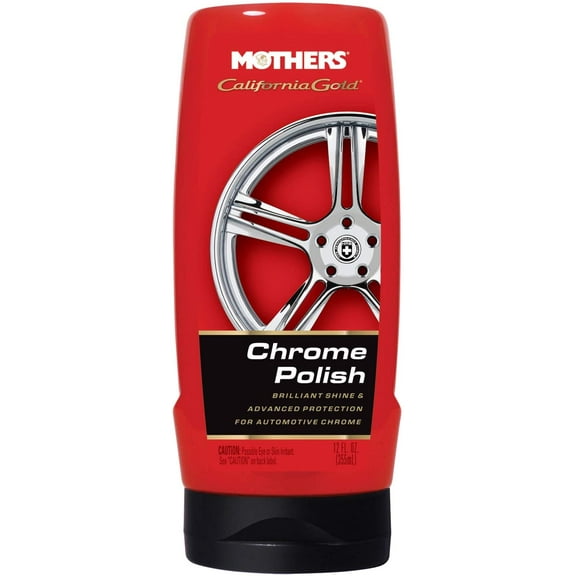 Mothers California Gold Chrome Polish - 12oz(Pack of 2)
