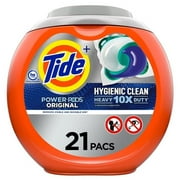 21 Count Tide HD Hygienic Laundry Detergent Powder Pod - Pack of 4