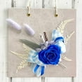 thumbnail image 4 of Hongchun 12 Pcs Artificial Roses, Single Long Stem Flowers with Rose Buds (Blue), 4 of 5