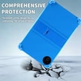 thumbnail image 2 of FIEWESEY Tablet Case for Everyuth KB1001/KB1004/KB1001L/KB1004L Tablet 10 Inch Kids Friendly Protective Cover Silicone Case Kids Friendly with Kicskstand for Evermyth Tablet 10 Inch - Blue, 2 of 7