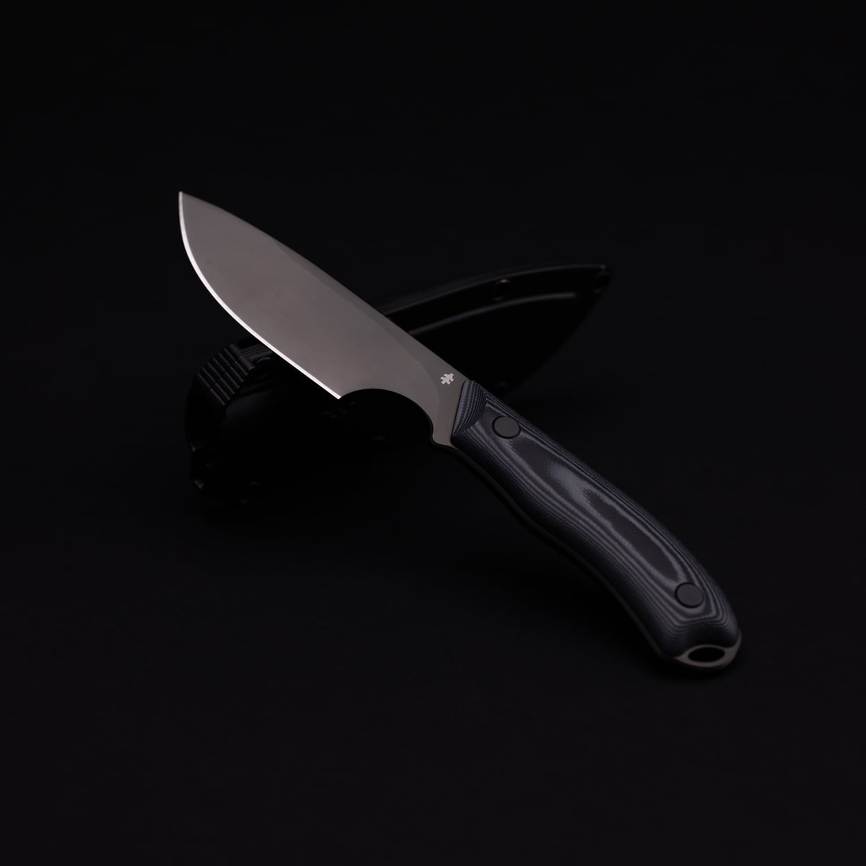 Swiss Tech Halten Fixed Blade, AUS-8, G10 Handle, Full Tang, 3.85 in Blade