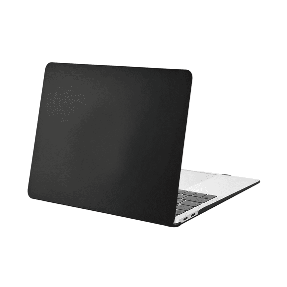 HBMYN Compatible with MacBook Air 13 inch Case M1 2021 2020 2019 2018 | A2337 M1 A2179 A1932, Easy to Install, Ultra-thin Hard Shell Compatible with MacBook Air 13.3 inch Case M1, Black