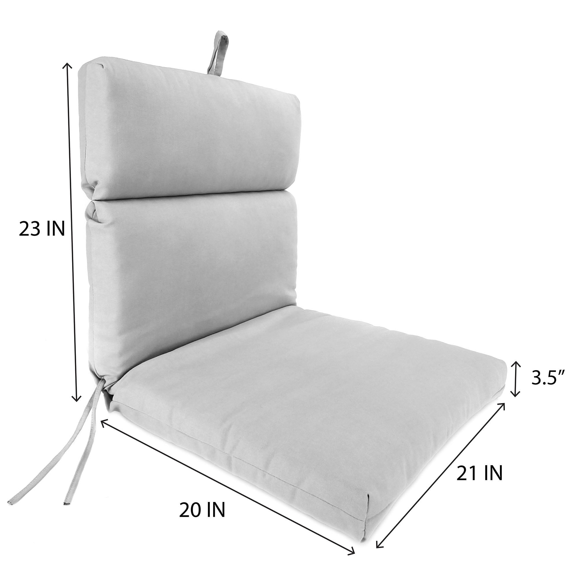 Jordan Manufacturing 43" x 21" Mercer Citrus Multicolor Stripe Rectangular Outdoor Chair Cushion with Ties and Hanger Loop