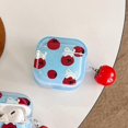 thumbnail image 3 of Cute Case for Airpods 4,Cartoon Full-Protection Earbuds Protective Cover with Chain,Soft Earphone Shell for Boys Girly (Tomato), 3 of 5