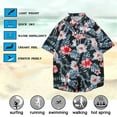 thumbnail image 3 of Camisa casual de manga corta regular para hombre, camisas vintage, camisa de playa estampada, top de verano, 3 of 6