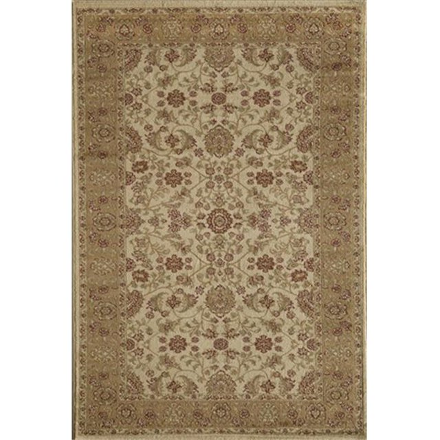 Rugs America 23772 5 ft. 3 in. x 7 ft. 10 in. Sorrento Tabriz Cream Rectangular Area Rug