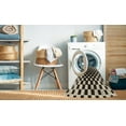 thumbnail image 2 of Ahgly Company Machine Washable Indoor Square Transitional Midnight Gray Area Rugs, 8' Square, 2 of 7