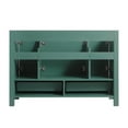 thumbnail image 2 of 48-Inch Wide Green Bathroom Vanity with Ample Storage - 4 Sliding Doors & 2 Drawers Cabinet (Ceramic Basin Not Included), 2 of 6
