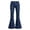 Dark Blue, variant on lnmuld Kids Button Fly Vintage Houndstooth Print High Waist Flared Pants Light Gray,7-8 Years