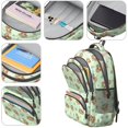 thumbnail image 4 of Highland Cow and Flower Print Cute School Backpack Bag with Padded Back and Adjustable Shoulder Straps 16.9 X 12.6 X 5.9 Inches, 4 of 5