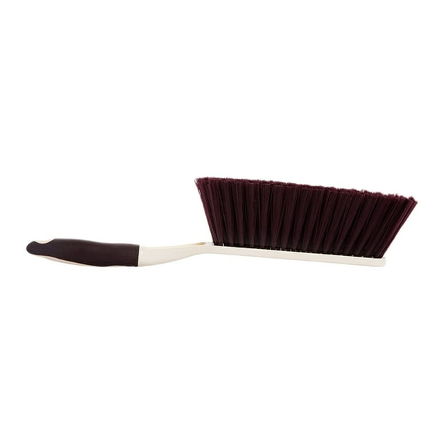 yulier Dusting Brush, Hand Broom Cleaning Brush, Soft Bristle Brush with Long Handle, Dust Brush for Cleaning Counter Bed Couch Sofa Furniture Fireplace Car