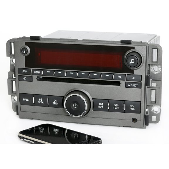 Restored 08 Unlocked Saturn Vue Gray AM FM Radio CD Player Bluetooth Music 25866724 (Refurbished)