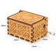 thumbnail image 3 of Exquisita caja de música de madera con manivela retro adornos artesanales para el hogar (B) Sywqhk Libre de BPA, 3 of 7