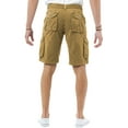 thumbnail image 2 of RAW X Mens Belted 12.5" Inseam Knee Length Cargo Shorts, New Khaki, 40, 2 of 4