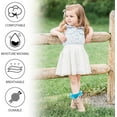thumbnail image 5 of 3Pairs Girls Ruffle Socks Toddler Double Lace Sock Turn Cuff Frilly Dress Socks Pageant with Ruffles Little Baby Girl Kids, 5 of 7