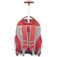 thumbnail image 4 of Travelers Club 18" Rolling Backpack, Red, 4 of 10