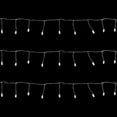thumbnail image 4 of Northlight LED Fairy Water Droplet Christmas String Lights - Pure White - 6' Silver Wire - 40ct, 4 of 4