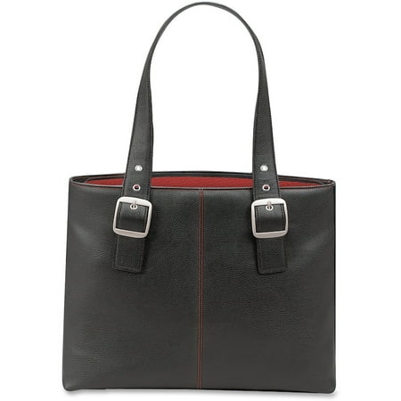 US Luggage SOLO Classic Ladies Laptop Tote Solo Classic Carrying Case (Tote) for 16  Notebook - Black  Red