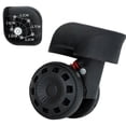 thumbnail image 3 of 1 Pair Luggage Wheel Suitcase Replacement Wheel Trolley Suitcase Rotating Wheel, 3 of 9
