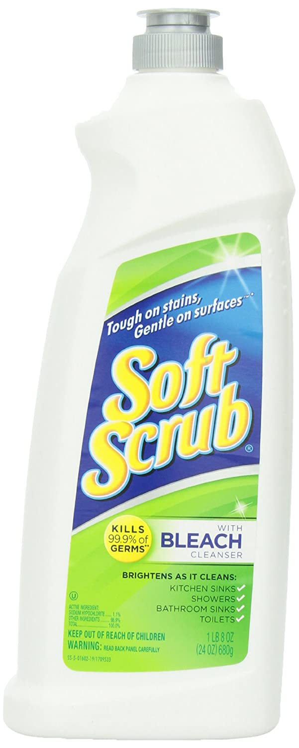 Soft Scrub Cleanser with Bleach, 36 Fluid Ounces, 3 Count