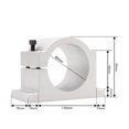 thumbnail image 3 of 2.2kw ER20 Air Cooled Spindle 4 Ceramic Ball Bearings 24000rpm Air Cooling 0.01mm 2.2kw QL VFD Inverter 80mm Spindle Bracket ,Efficient Performance, 3 of 6
