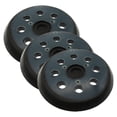 thumbnail image 1 of Almohadilla de repuesto para lijadora orbital, tamaño universal, resistente y duradera para uso profesional en proyectos de carpintería y automoción, 3 piezas de discos de lijado de 125 mm con placa, 1 of 6