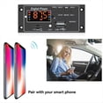 thumbnail image 5 of Placa Decodificadora de MP3 Inalámbrica Bluetooth 5.3 de 2 X 20 W y 12 V, con Conmutación de Carpetas, USB, TF, USB, MP3, AUX, Radio FM, Llamadas, Módulo Reproductor de MP3., 5 of 5