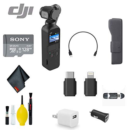 DJI Osmo Pocket Handheld 3 Axis Gimbal Stabilizer with Integrated