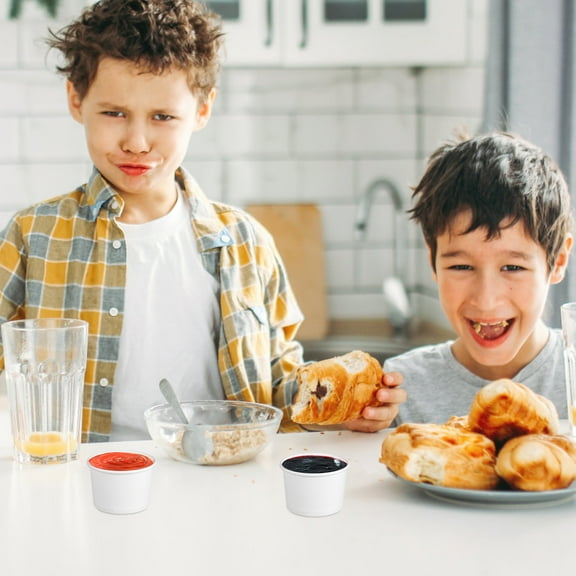 WHAMVOX Small Disposable Paper Cups for Daily Bulk Water Cups with 50ml Capacity