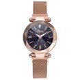 thumbnail image 1 of Reloj de pulsera de cuarzo con correa de aleación informal para mujer simple de moda (oro rosa), 1 of 6