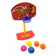 thumbnail image 1 of Pet Birds Chew Parakeet Bell Balls Parrot Toys Birdie Basketball Hoop Prop, 1 of 6