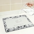 thumbnail image 3 of Unique Bargains Elegant Quick Dry Dish Drying Mats for Dishes Beige, 3 of 6