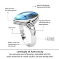 thumbnail image 6 of 925 Sterling Silver Women Jewelry Natural Labradorite Ring, 6 of 10