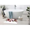 thumbnail image 5 of Watercolor Flowers Floral Leaf Buds Bath Rugs 16x24 Inch Non Slip Bath Mat Quick Dry Absorbent Thin Bath Rug Fit Under Door Washable Bath Floor Rugs for Bathroom Bathtub Shower Sink,Multi 6, 5 of 6