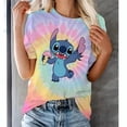 thumbnail image 2 of Camiseta de dibujos animados divertidos de Disney Stitch Camiseta de mujer con estampado de Lilo Stitch Camiseta estilo hip hop Ropa de mujer, 2 of 5