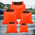 thumbnail image 3 of Bolsa Impermeable Al Aire Libre 5 unids/set bolsa seca resistencia al desgarro bolsa seca de natación para navegación a la deriva (naranja), 3 of 6