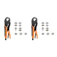 thumbnail image 1 of Eigraketly Kit de cierres a presión de botones de color naranja con solución de sujeción multifuncional con alicates ajustables Tipo 1 2Conjunto, 1 of 6