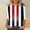 003 Multicolor, variant on Women's 3/4 Sleeve American Flag Print T-Shirt Casual Round Neck Patriotic Shirt Top for Independence Day