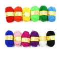 thumbnail image 4 of braveheart 12pcs Kids DIY Knitting Crochet Yarns Multicolor Multicolor Handcrafts Yarns Handcrafts Colorful Craft Sewing Thread Crafting Yarn Random Color, 4 of 9