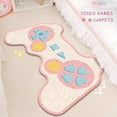 thumbnail image 4 of Hearth & Gear Cute Gaming Rug Cartoon Game Console Game Controller Floor Mats Non Extra Soft Absorbent Rugs Machine Washable Mat Game Room Carpet Shower Mat Indoor Door Mat Throw Blanket Fall Theme, 4 of 6