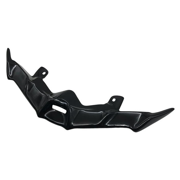 La cubierta de extensión del cono del pico de la motocicleta reemplaza directamente el guardabarros extensor de la cubierta Negro brillante