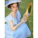 thumbnail image 5 of Sombrero para sol COSDREAMER, estilo victoriano, fiesta de té para niñas y mujeres, paja, 5 of 7