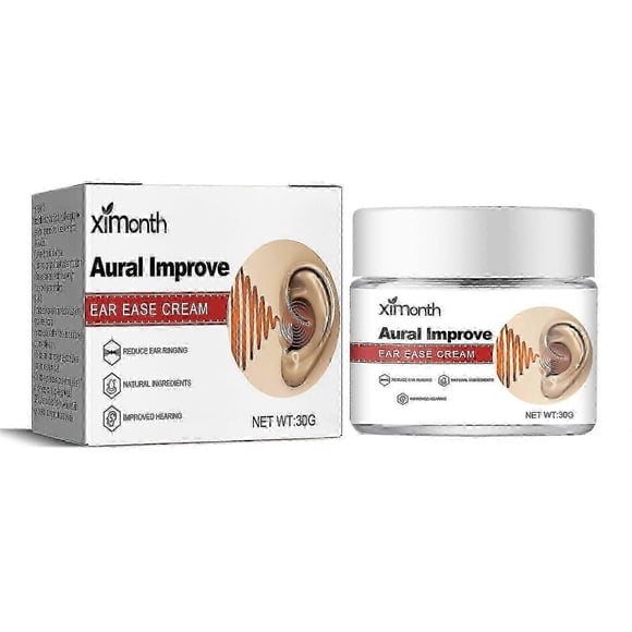 Ximonth Tinnitus Care Cream to relieve inner ear blockage, tinnitus, hearing loss, ear pain, and ear discomfort. Ear care cream.
