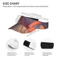 thumbnail image 4 of ZNDUO Sun Visor Hat,Sports Sun Visor Hats Polyester Twill Ball Adjustable Sun Caps for Men Women-Colorful Abstraction Pattern, 4 of 8
