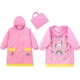 thumbnail image 3 of 1 paquete, impermeable para niñas, chaqueta impermeable, ropa larga, impermeable, transpirable, con capucha, adecuado para la escuela, senderismo, ciclismo, deportes, adecuado para niños de 130-140 c, 3 of 5