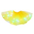 thumbnail image 4 of Women 3 Level Mesh Tulle Skirt Princess Skirt With LED Small Bulb Skirt, 4 of 8