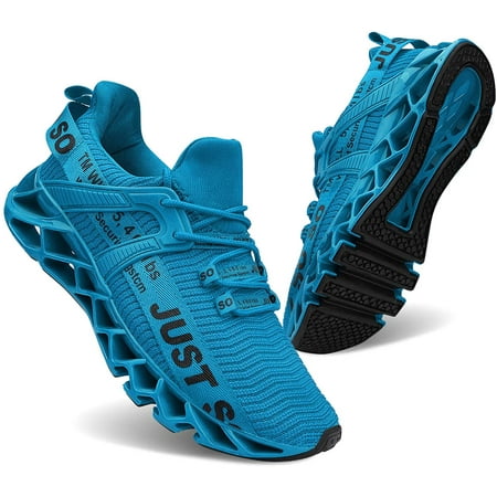 UMYOGO Just so so Women Walking Shoes Breathable Running Sneakers Sky Blue Size 8